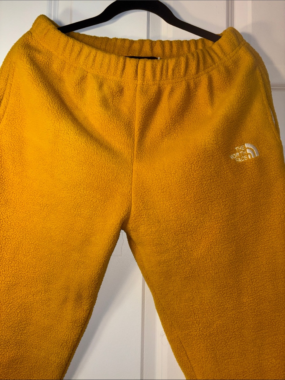 The North Face Women’s Yellow Fleece Pants Size L – New Without Tags - Picture 2 of 6